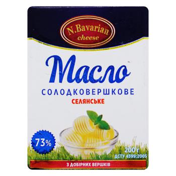 N.Bavarian Cheese Selyanske 73% Butter 200g - buy, prices for Chudo Market - photo 2
