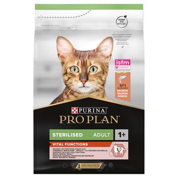 Корм сухий Purina Pro Plan Vital Functions з лососем для стерилізованих котів 3кг - купити, ціни на MasterZoo - фото 1