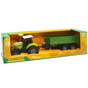 Farm Tractor with Trailer AP9928 Toy with Light and Sound Effects - buy, prices for Tavria V - photo 3