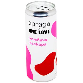 Комбуча Spraga x One Love Каскара 0,33л - купити, ціни на WINETIME - фото 1