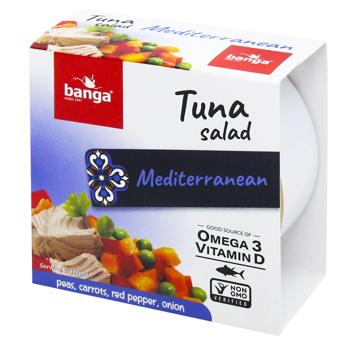 Banga Mediterranean Salad Tuna 180g - buy, prices for COSMOS - photo 1