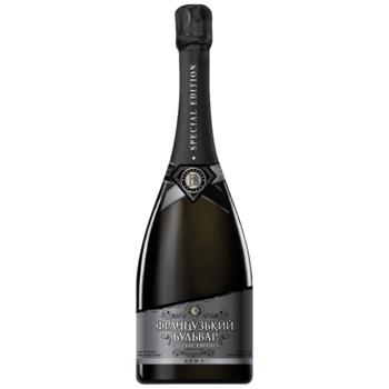 French Boulevard Special Edition White Brut Sparkling Wine 10.5-13.5% 0.75l - buy, prices for AlcoHub - photo 1