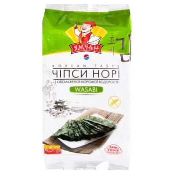 Чіпси Ямчан Норі Wasabi 4,5г