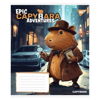 Тетрадь Yes Epic Capybara косая линия 12 листов в ассортименте - купить, цены на - фото 2