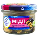Vodnyi Mir Salted Mussels in Filling 170g