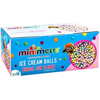 Mini Melts Ice Cream Balls Bubble Gum Flavour 50g x 2pcs - buy, prices for METRO - photo 2