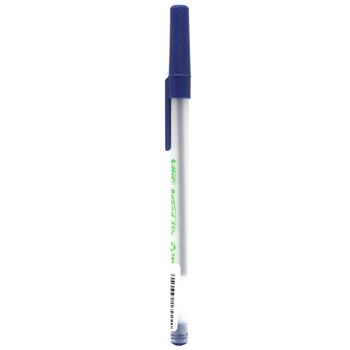 BIC Round Stic Eco Blue Ballpoint Pen