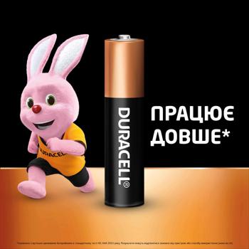 Duracell AAA Alkaline Batteries 4pcs - buy, prices for Torba - photo 3