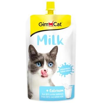 Ласощі для котів GimCat Cat-Milk 200 мл (молоко) - купить, цены на MasterZoo - фото 1