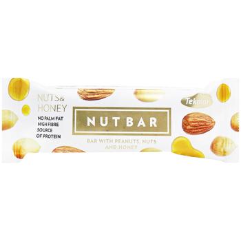 Tekmar Nutbar Bar with Peanuts Nuts and Honey 35g - buy, prices for Auchan - photo 1