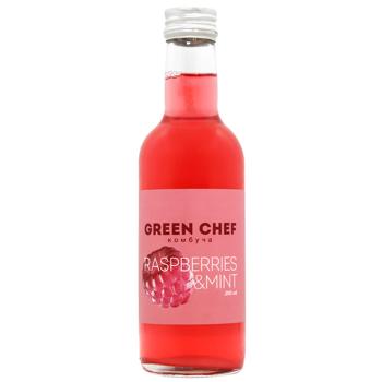 Комбуча Green Chef Raspberries&Mint Spritz 250мл - купить, цены на Grono - фото 1