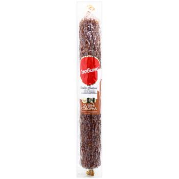 Globino Soborna Salami Raw Smoked Sausage First Grade - buy, prices for COSMOS - photo 1