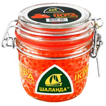 Икра Шаланда лососевая зернистая 230г - купить, цены на Идеал - фото 1