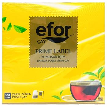Чай черный Efor Prime Label 100шт - купить, цены на КОСМОС - фото 3