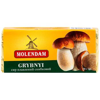 Сыр Molendam плавленый с грибами 70г - купить, цены на КОСМОС - фото 1
