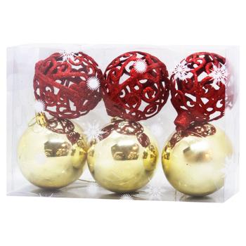 Red Balls Toys Set in Suitcase 6pcs*8cm - buy, prices for MegaMarket - photo 1