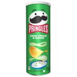 Чипси Pringles картопляні зі смаком сметани та цибулі 165г