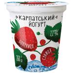 Galychyna Carpathian Strawberry-Strawberry Yogurt 2.2% 260g