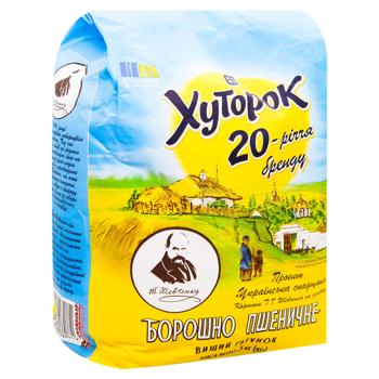 Khutorok Top Grade Wheat Flour 5kg - buy, prices for EKO Market - photo 1