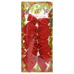 Набор бантиков красных 6шт 8*8см