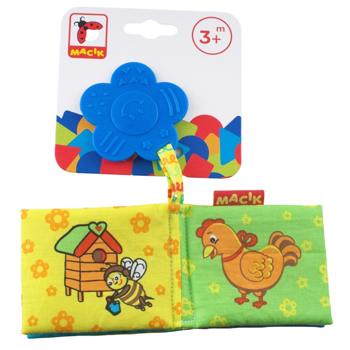 Игрушка мягкая Macik Книга-прорезыватель - купить, цены на Таврия В - фото 1