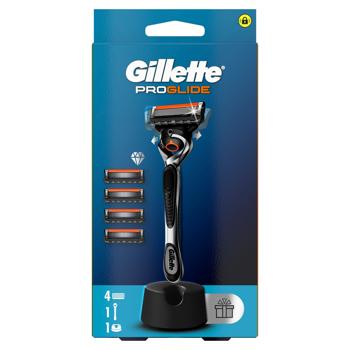 Gillette Fusion ProGlide Shaving Razor with 4 Cartridges - buy, prices for - photo 3
