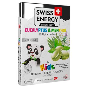 Swiss Energy Eucalyptus, Menthol and 20 Alpine Cold Drops for Kids 12pcs - buy, prices for Biotus - photo 1