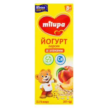 Milupa Peach-Cereals Yogurt from 8 months 2.1% 207g - buy, prices for MegaMarket - photo 2