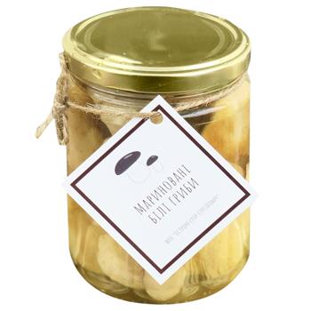 Грибы Полісянка Белые резаные маринованные 360г - купить, цены на Таврия В - фото 2