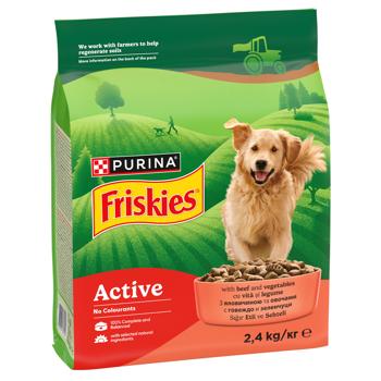 Friskies Active Dry Food with Beef for Active Dogs 2.4kg - buy, prices for COSMOS - photo 3