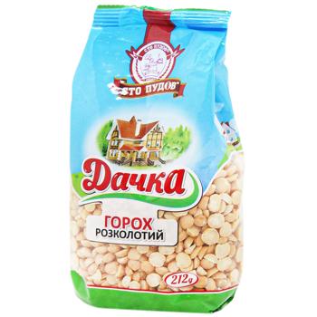 Горох Сто Пудів Дачка розколотий 212г - купити, ціни на Auchan - фото 1