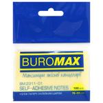 Блок паперу для заміток Buromax 76х51мм 100 аркушів