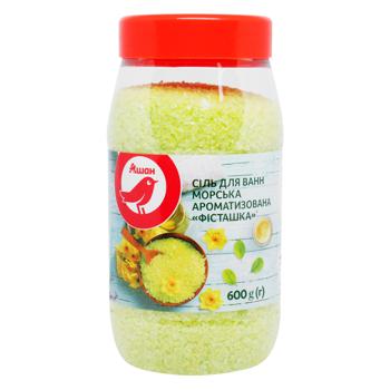 Auchan Pistachio Sea Bath Salt 600g - buy, prices for Auchan - photo 1