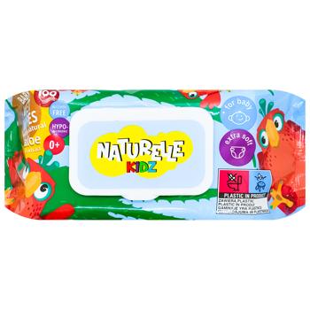 Салфетки влажные Naturelle Kidz Ромашка детская 100шт - купить, цены на Торба - фото 4