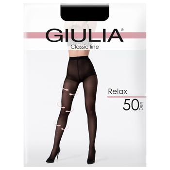 Giulia Relax 50Den Women's Tights s.2 Nero