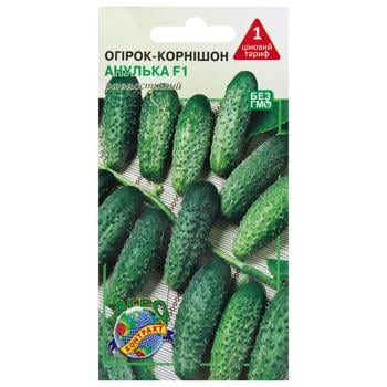 Agrokontrakt Anulka Gherkin Cucumber Anulka F1 Seeds 0.5g - buy, prices for MegaMarket - photo 1