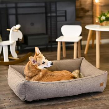 Noble Pet Albert Teddy лежак для собак L 90х60 см - коричневий - купити, ціни на MasterZoo - фото 4