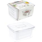 Контейнер для хранения Excellent Houseware с корзиной 1,6л