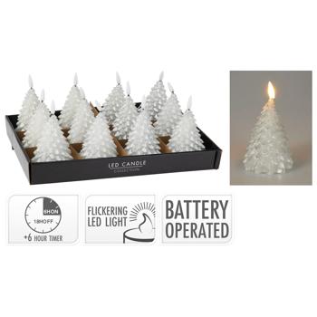 Koopman Christmas Tree Electric Candle 80*80*110mm