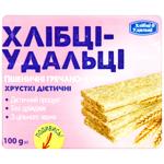 Khlibtsi-Udaltsi Dietary Wheat-Buckwheat-Barley Crispbread 100g