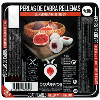 Cobreros Pearls Goat Cheese with Fig 45% 90g