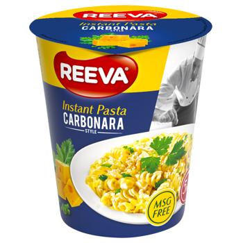 Макаронні вироби Reeva зі смаком Карбонара 70г - купити, ціни на Чудо Маркет - фото 1