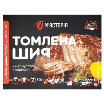 Шея Мястория из мраморной говядины томленная в соусе барбекю 500г - купить, цены на КОСМОС - фото 2