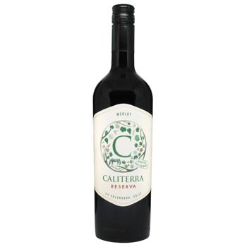 Вино Caliterra Merlot Reserva красное сухое 13% 0,75л - купить, цены на КОСМОС - фото 1