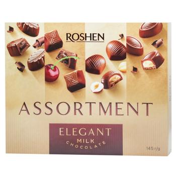 Цукерки Roshen Assortment Еlegant в молочному шоколаді 145г - купити, ціни на Cупермаркет "Харків" - фото 2