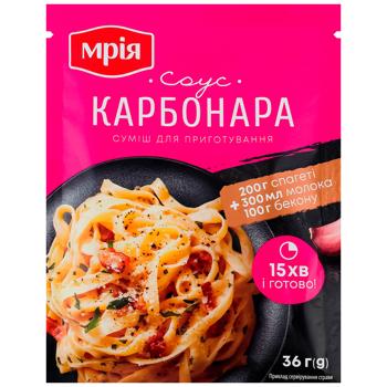 Суміш Мрія для приготування соусу Карбонара 36г - купить, цены на ULTRAMARKET - фото 1