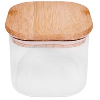 Food storage box Vittora glass for bulk products 600ml - buy, prices for Ideal - photo 1