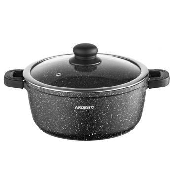 Кастрюля Ardesto Gemini Anzio со стеклянной крышкой 3,1л - купить, цены на МегаМаркет - фото 2