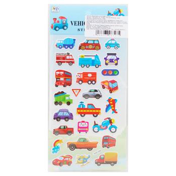 Наклейки декоративные Зед Котики 10х22см в ассортименте - купить, цены на ЕКО Маркет - фото 3