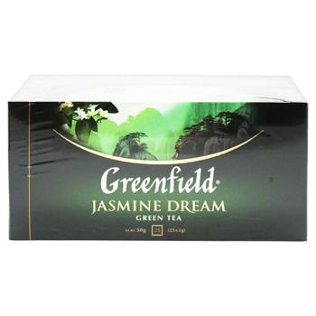 Greenfield Jasmine Dream Green Tea 2g*25pcs - buy, prices for ULTRAMARKET - photo 3